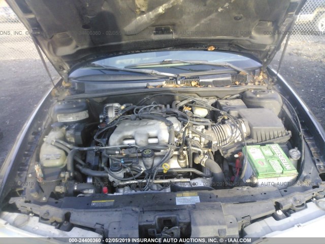 1G3NL52E3YC336822 - 2000 OLDSMOBILE ALERO GL BLACK photo 10