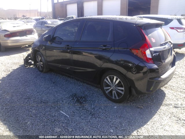 3HGGK5G85FM765276 - 2015 HONDA FIT EX/EXL BLACK photo 3