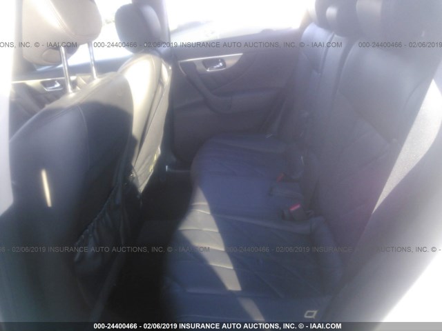 JN8AS1MW2BM731418 - 2011 INFINITI FX35 SILVER photo 8