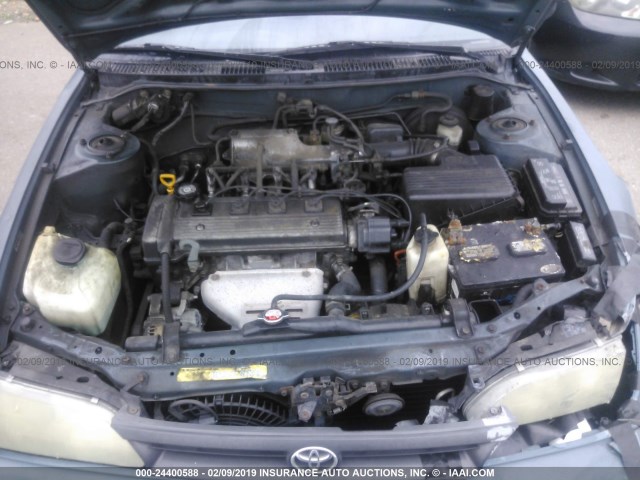 1NXAE09B2SZ261342 - 1995 TOYOTA COROLLA LE/DX BLUE photo 10