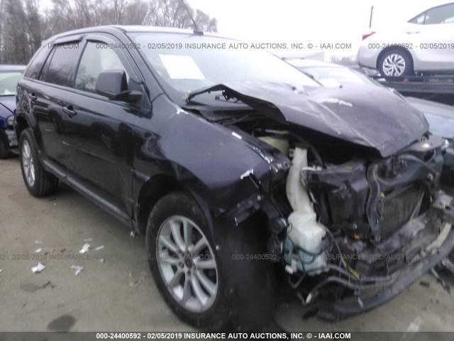 2FMDK38C57BB71357 - 2007 FORD EDGE SEL BLACK photo 1