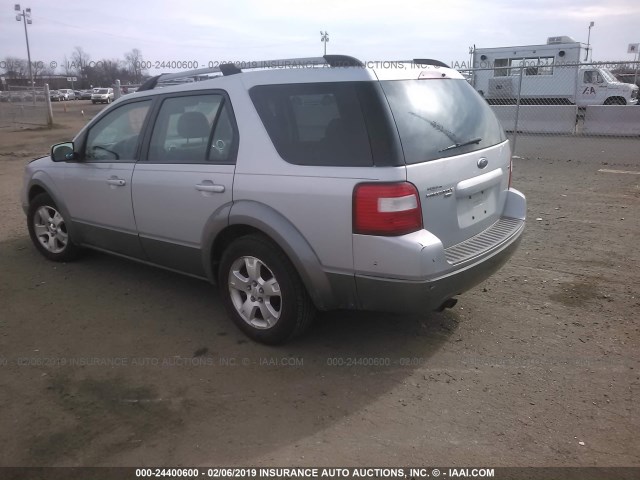 1FMZK05175GA06410 - 2005 FORD FREESTYLE SEL SILVER photo 3