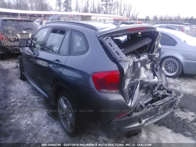 WBAVM5C5XFVV94586 - 2015 BMW X1 XDRIVE35I 灰色 照片 3