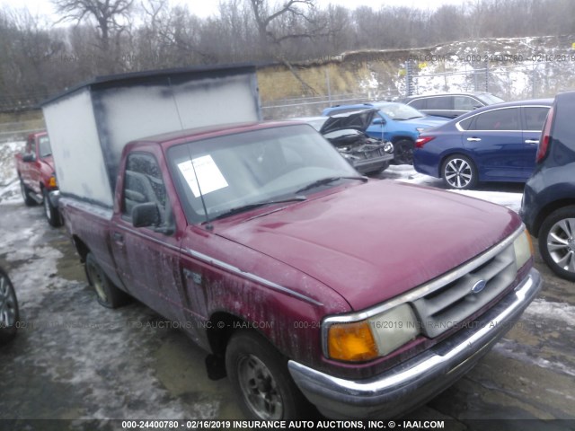 1FTCR10AXTUC29915 - 1996 FORD RANGER RED photo 1