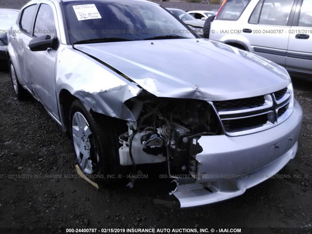 1B3BD4FG6BN558239 - 2011 DODGE AVENGER EXPRESS 银色 照片 6