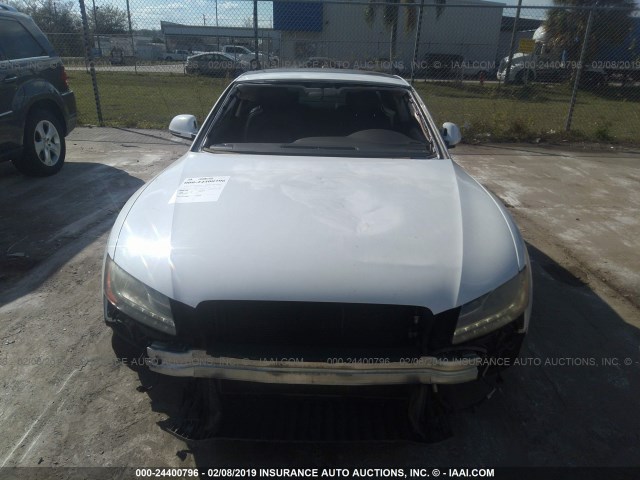 WAUDK78T09A010017 - 2009 AUDI A5 QUATTRO WHITE photo 6