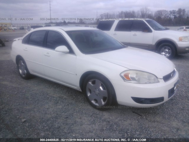 2G1WD58C781210243 - 2008 CHEVROLET IMPALA SUPER SPORT WHITE photo 1