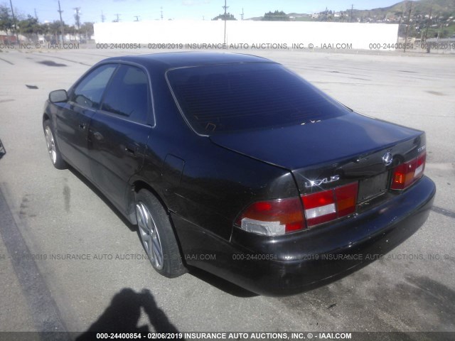 JT8BF28G9X0155126 - 1999 LEXUS ES 300 BLACK photo 3