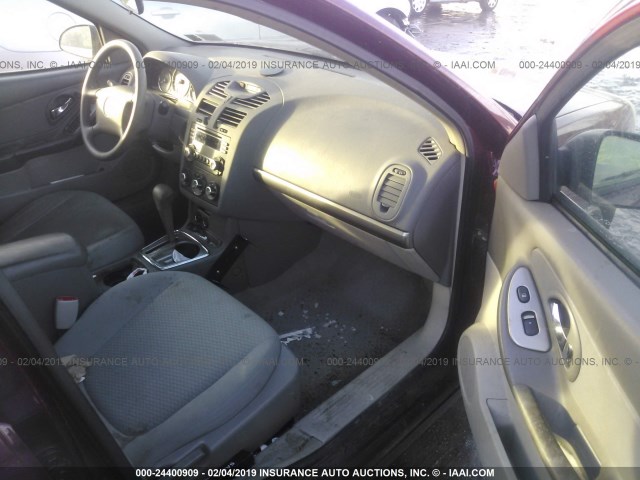 1G1ZS58F17F217385 - 2007 CHEVROLET MALIBU LS RED photo 5
