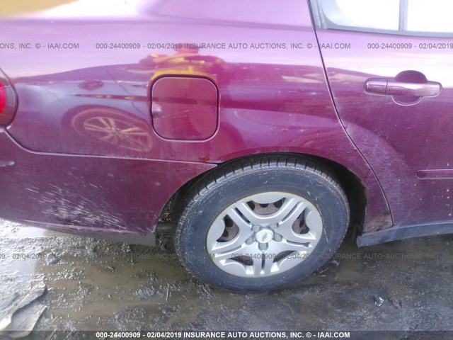 1G1ZS58F17F217385 - 2007 CHEVROLET MALIBU LS RED photo 6