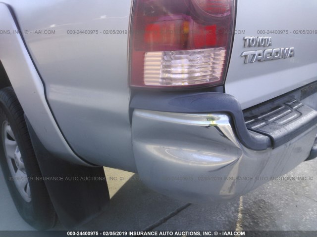 3TMJU62N36M014047 - 2006 TOYOTA TACOMA DOUBLE CAB PRERUNNER SILVER photo 6
