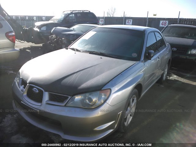 JF1GD67636G524359 - 2006 SUBARU IMPREZA 2.5I SILVER photo 2