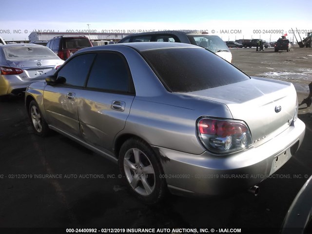 JF1GD67636G524359 - 2006 SUBARU IMPREZA 2.5I SILVER photo 3