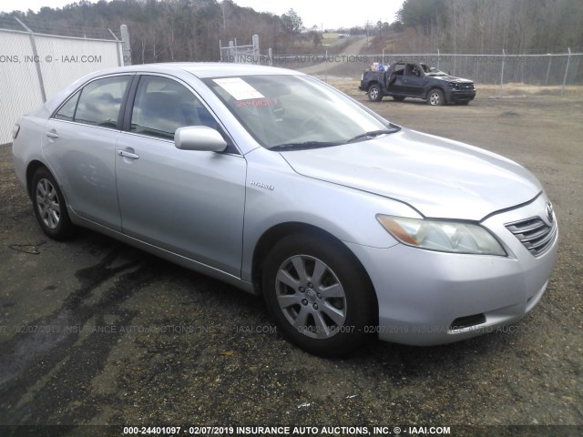 4T1BB46K17U015639 - 2007 TOYOTA CAMRY NEW GENERAT HYBRID SILVER photo 1