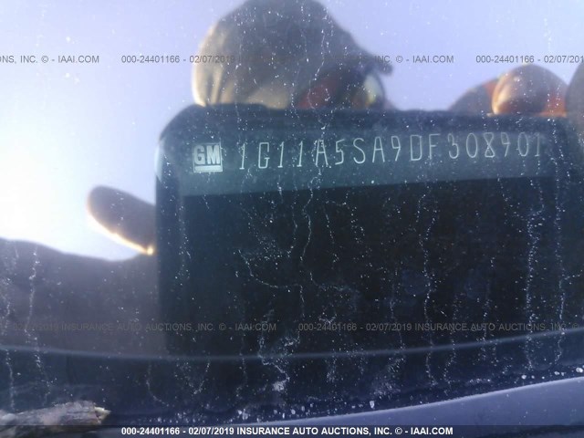 1G11A5SA9DF308901 - 2013 CHEVROLET MALIBU LS SILVER photo 9