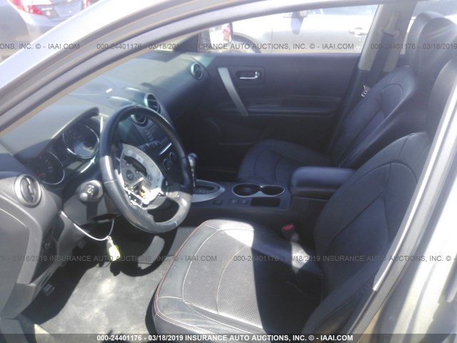 JN8AS5MT2DW515444 - 2013 NISSAN ROGUE S/SV GRAY photo 5