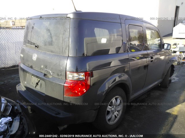 5J6YH28776L020207 - 2006 HONDA ELEMENT EX BLACK photo 4