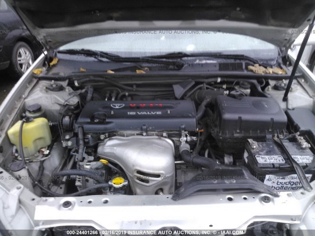 JTDBE32KX40258199 - 2004 TOYOTA CAMRY LE/XLE Күміс фото 10