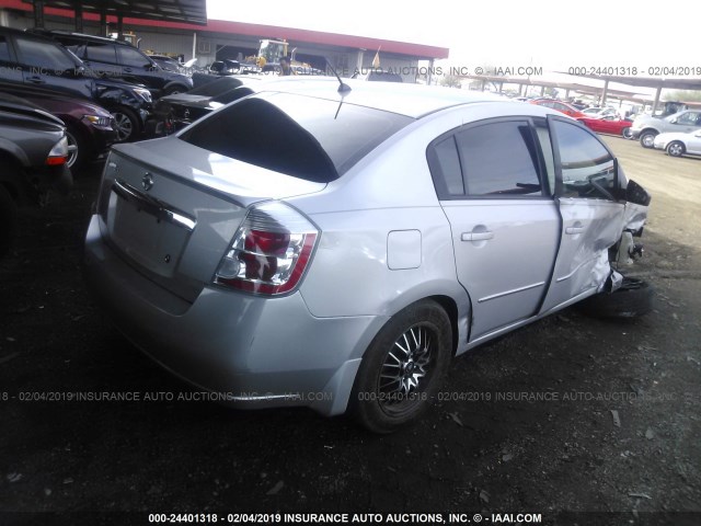 3N1AB6AP7AL621191 - 2010 NISSAN SENTRA 2.0/2.0S/SR/2.0SL GRAY photo 4