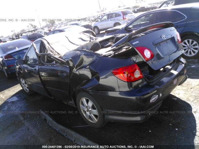 1NXBR32E55Z457312 - 2005 TOYOTA COROLLA CE/LE/S BLACK photo 6