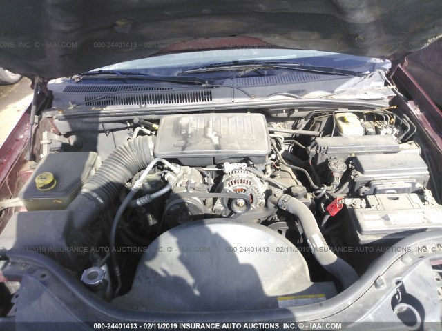 1J8GR48K67C620385 - 2007 JEEP GRAND CHEROKEE LAREDO/COLUMBIA/FREEDOM 勃艮第红 照片 10