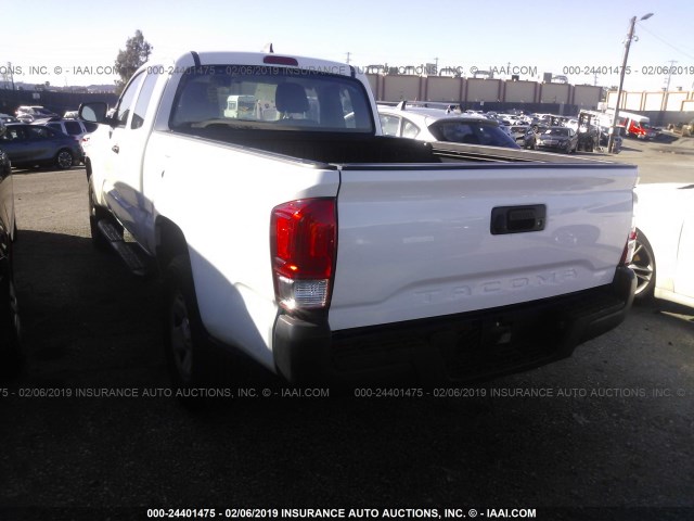 5TFRX5GN2HX077909 - 2017 TOYOTA TACOMA ACCESS CAB/SR/SR5 WHITE photo 3