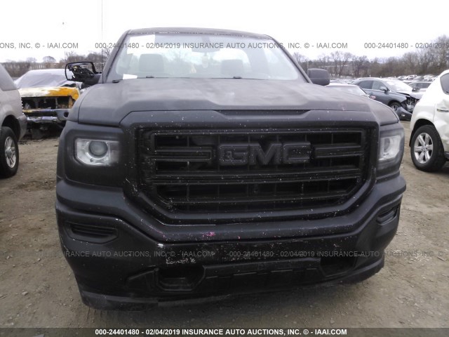 1GTN1LECXHZ904324 - 2017 GMC SIERRA BLACK photo 6