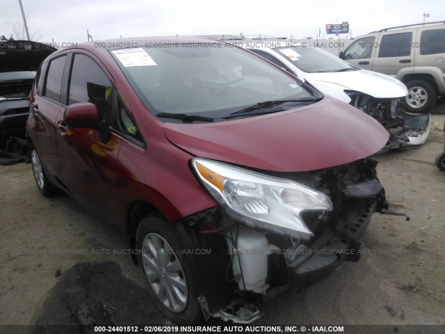 3N1CE2CP4EL428055 - 2014 NISSAN VERSA NOTE S/S PLUS/SV/SL RED photo 1