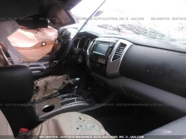 5TFJX4GN7FX037250 - 2015 TOYOTA TACOMA DOUBLE CAB PRERUNNER RED photo 5