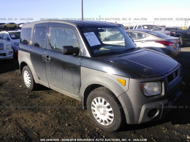 5J6YH28523L009710 - 2003 HONDA ELEMENT EX BLACK photo 1