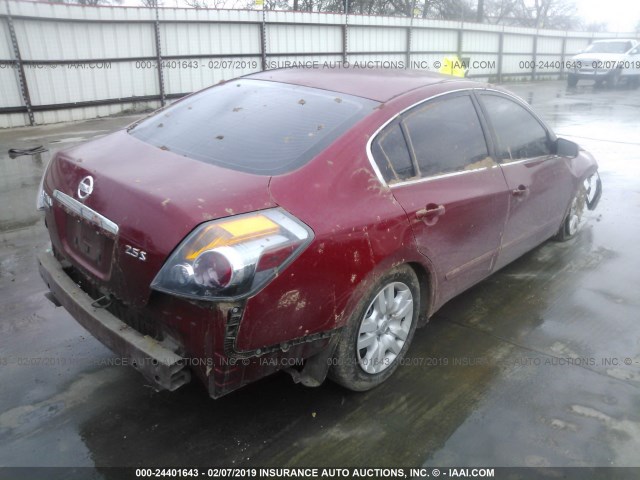 1N4AL21E79N553641 - 2009 NISSAN ALTIMA 2.5/2.5S RED photo 4