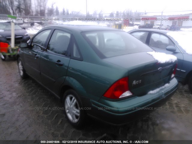 1FAFP34P51W279626 - 2001 FORD FOCUS SE/SE COMFORT GREEN photo 3