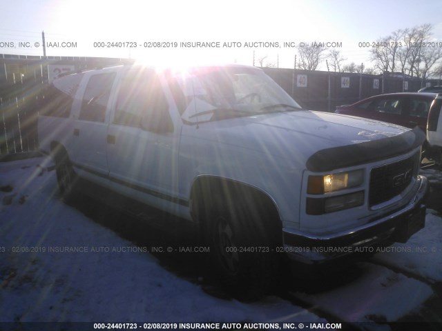 3GKFK16R7WG505509 - 1998 GMC SUBURBAN K1500 WHITE photo 1