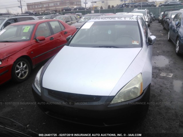 1HGCM66514A037874 - 2004 HONDA ACCORD EX SILVER photo 6