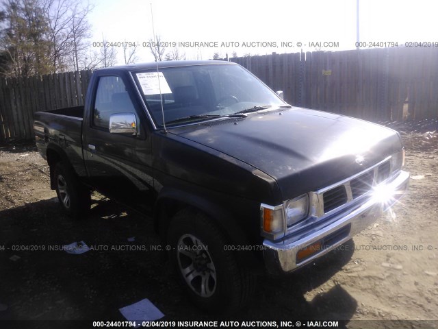 1N6SD11Y8TC383192 - 1996 NISSAN TRUCK XE BLACK photo 1