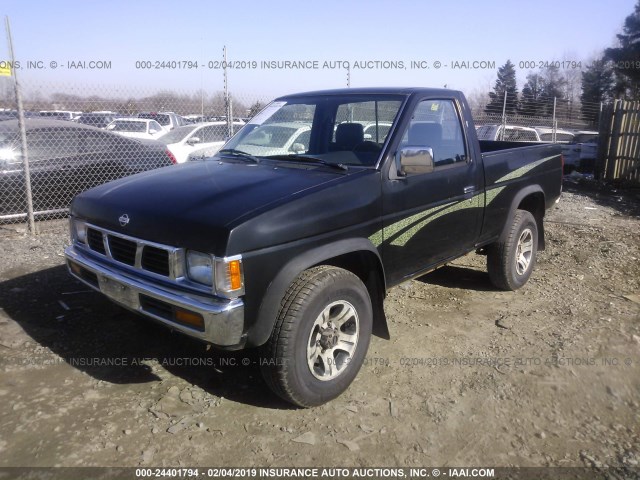 1N6SD11Y8TC383192 - 1996 NISSAN TRUCK XE BLACK photo 2