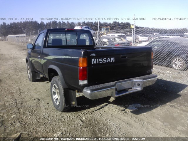 1N6SD11Y8TC383192 - 1996 NISSAN TRUCK XE BLACK photo 3