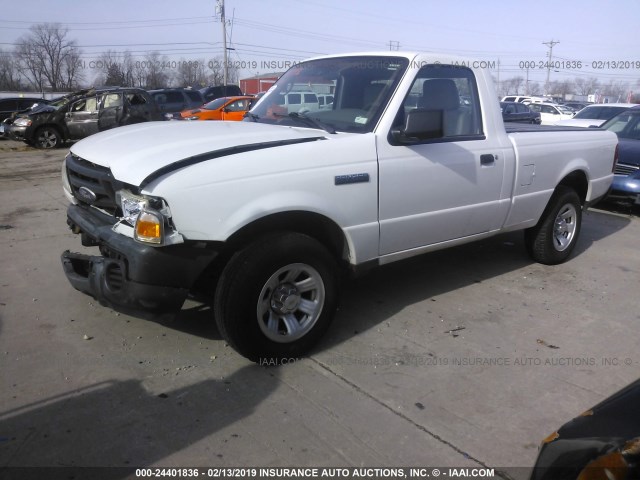 1FTKR1AD4APA58689 - 2010 FORD RANGER WHITE photo 2