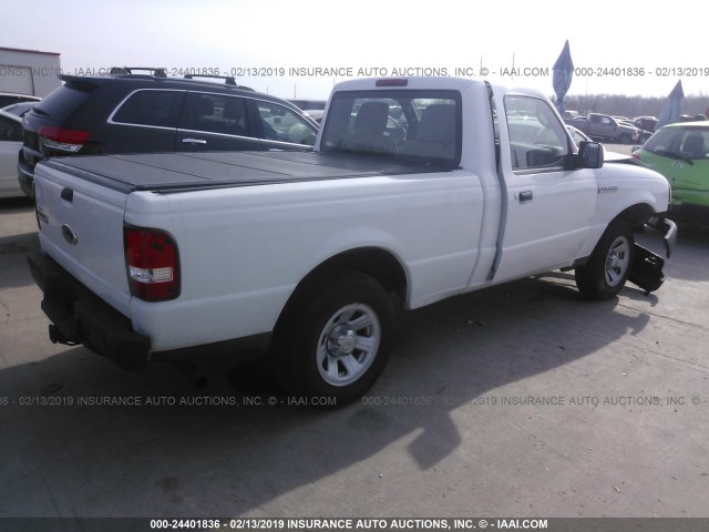 1FTKR1AD4APA58689 - 2010 FORD RANGER WHITE photo 4