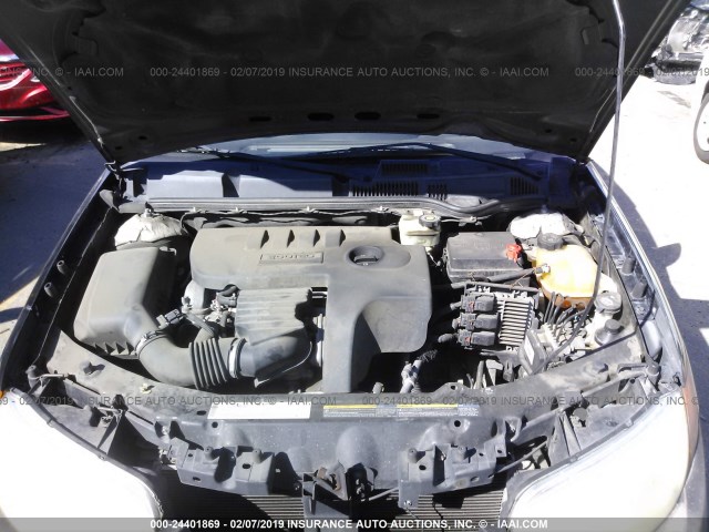 1G8AV18B06Z175610 - 2006 SATURN ION LEVEL 3 BLACK photo 10