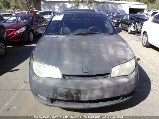 1G8AV18B06Z175610 - 2006 SATURN ION LEVEL 3 BLACK photo 6