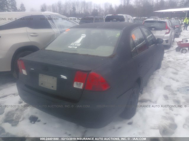 JHMES96693S012669 - 2003 HONDA CIVIC HYBRID BLACK photo 4