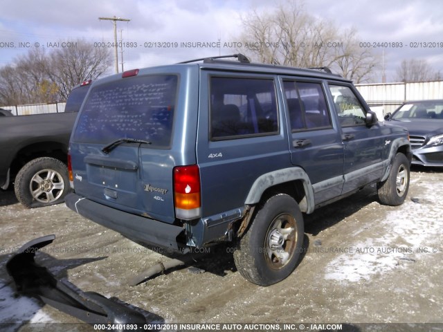 1J4FJ68S6WL261117 - 1998 JEEP CHEROKEE SPORT/CLASSIC ლურჯი ფოტო 4