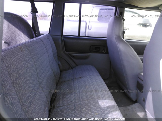 1J4FJ68S6WL261117 - 1998 JEEP CHEROKEE SPORT/CLASSIC ლურჯი ფოტო 8