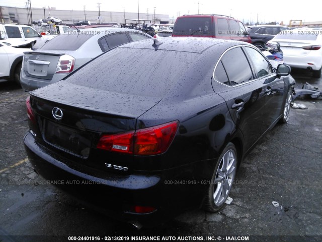 JTHBK262082068496 - 2008 LEXUS IS 250 Dark Blue photo 4