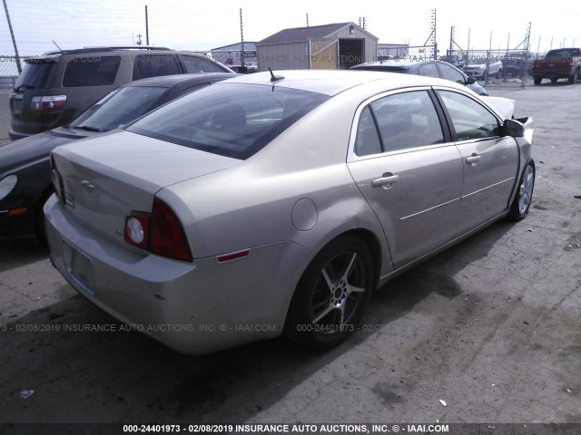 1G1ZG57B294217703 - 2009 CHEVROLET MALIBU LS TAN photo 4