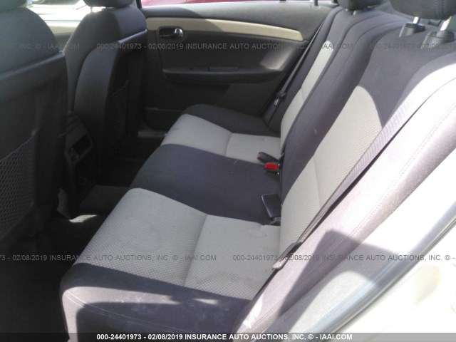 1G1ZG57B294217703 - 2009 CHEVROLET MALIBU LS TAN photo 8