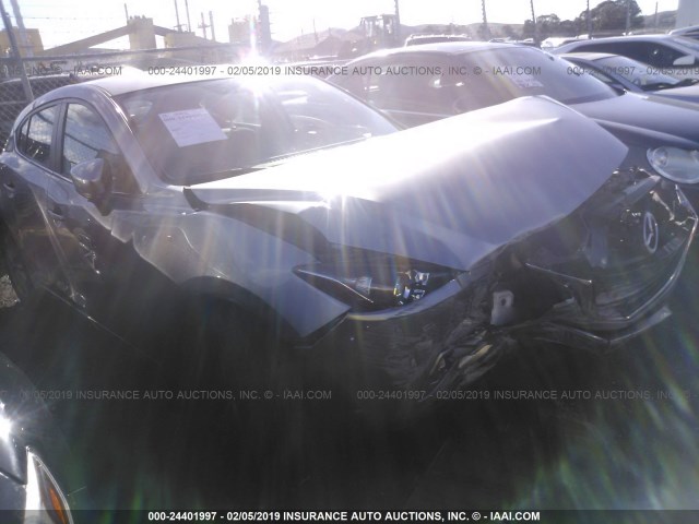 JM1BM1L74E1209612 - 2014 MAZDA 3 TOURING SILVER photo 1