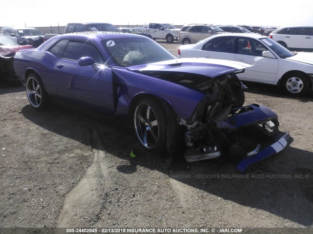 2C3CDYAG6CH208822 - 2012 DODGE CHALLENGER SXT PURPLE photo 1