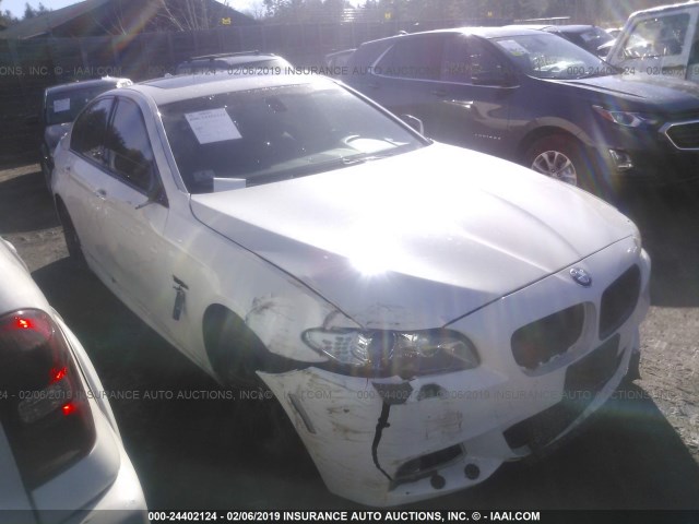 WBAFU9C59BC784574 - 2011 BMW 550 XI WHITE photo 1